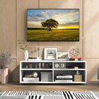Meuble TV avec 4 casiers et centre de divertissement