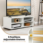 Meuble TV avec 4 casiers et centre de divertissement