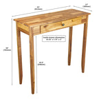 Console 1 tiroir en acacia massif