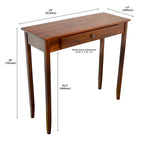 Console 1 tiroir en acacia massif