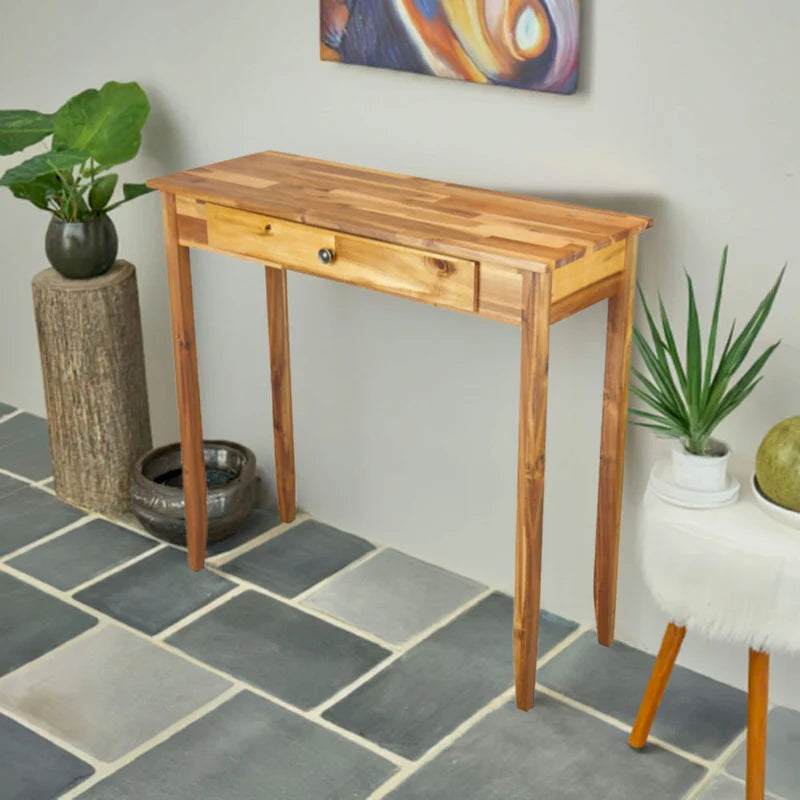 Console 1 tiroir en acacia massif