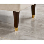Chaise longue moderne en velours 29,50 x 55,90 x 28,70