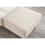 Chaise longue moderne en velours 29,50 x 55,90 x 28,70
