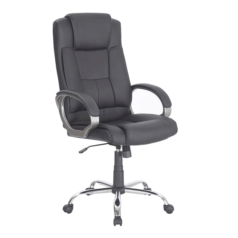 Fauteuil de bureau ergonomique en maille respirante avec design réglable, support lombaire et mobilité améliorée grâce à des roulettes pivotantes à 360°