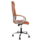 Fauteuil de bureau ergonomique en maille respirante avec design réglable, support lombaire et mobilité améliorée grâce à des roulettes pivotantes à 360°