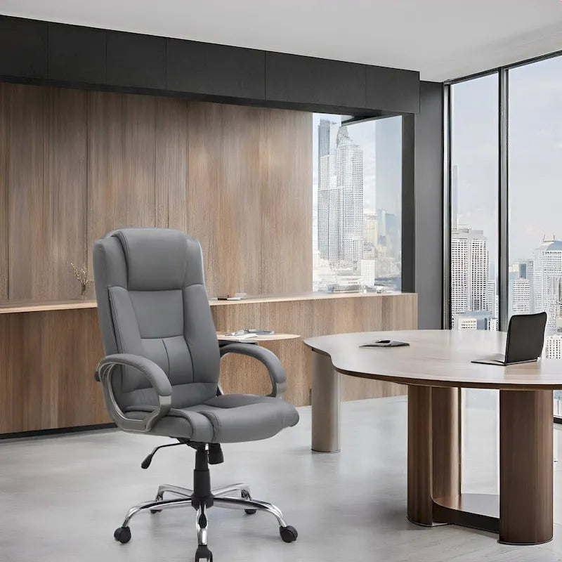 Fauteuil de bureau ergonomique en maille respirante avec design réglable, support lombaire et mobilité améliorée grâce à des roulettes pivotantes à 360°