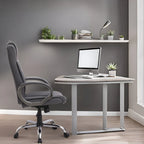 Fauteuil de bureau ergonomique en maille respirante avec design réglable, support lombaire et mobilité améliorée grâce à des roulettes pivotantes à 360°
