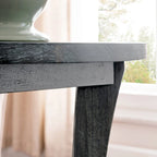 Table d'appoint ronde avec étagère