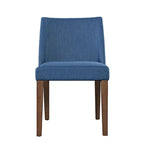 Chaises de salle à manger Noyer et Lin Rembourré Lot de 2 Couleurs Variées