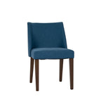 Chaises de salle à manger Noyer et Lin Rembourré Lot de 2 Couleurs Variées
