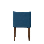 Chaises de salle à manger Noyer et Lin Rembourré Lot de 2 Couleurs Variées