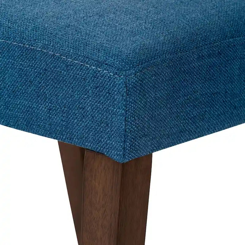 Chaises de salle à manger Noyer et Lin Rembourré Lot de 2 Couleurs Variées