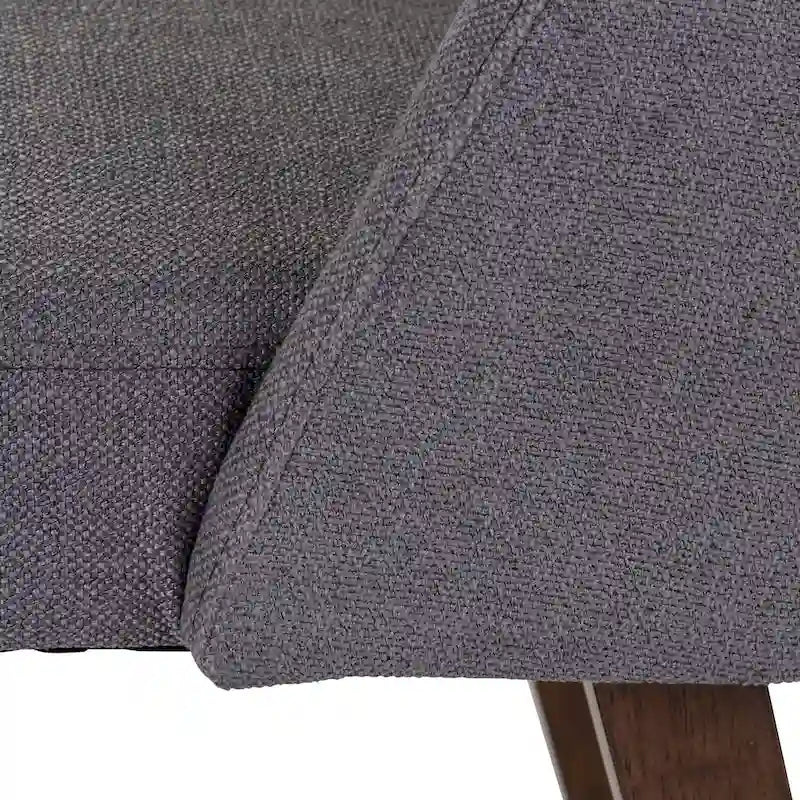 Chaises de salle à manger Noyer et Lin Rembourré Lot de 2 Couleurs Variées