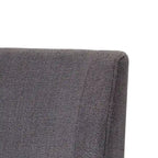 Chaises de salle à manger Noyer et Lin Rembourré Lot de 2 Couleurs Variées
