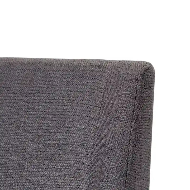 Chaises de salle à manger Noyer et Lin Rembourré Lot de 2 Couleurs Variées