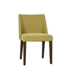 Chaises de salle à manger Noyer et Lin Rembourré Lot de 2 Couleurs Variées