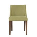 Chaises de salle à manger Noyer et Lin Rembourré Lot de 2 Couleurs Variées