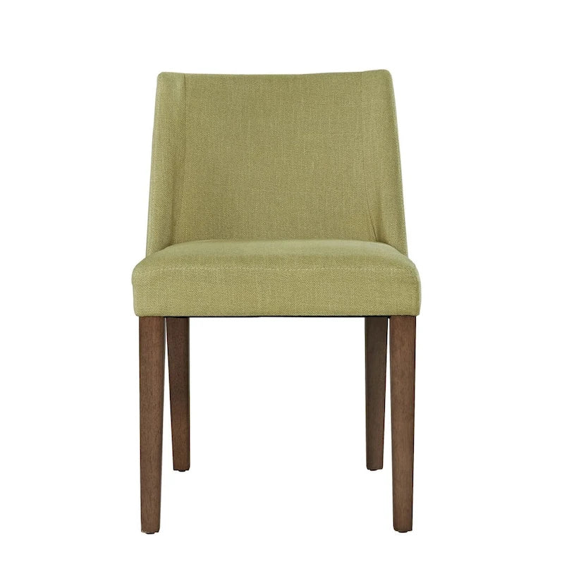 Chaises de salle à manger Noyer et Lin Rembourré Lot de 2 Couleurs Variées