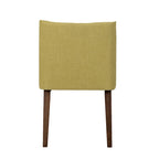 Chaises de salle à manger Noyer et Lin Rembourré Lot de 2 Couleurs Variées