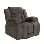 Fauteuil inclinable rembourré à bascule et pivotant