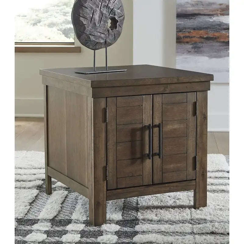  Moriville Brown End Table - 24W x 26D x 25H