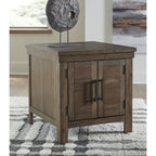  Moriville Brown End Table - 24W x 26D x 25H