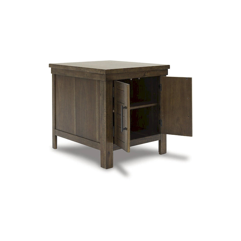 Table d'appoint marron 24L x 26P x 25H