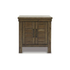 Table d'appoint marron 24L x 26P x 25H